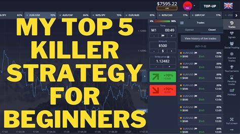 90 Winning Rate With My Top Strategy For Beginners Binary Options Trading Ep1 Youtube