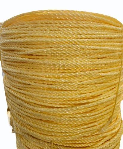 Mm Yellow Polypropylene Danline Rope At Rs Kg Polysteel Rope In