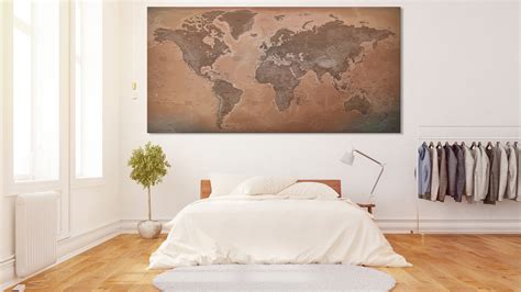 Purchase Of A Beautiful World Map As A Board Original Map