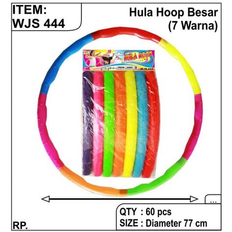 Jual Mainan Anak Hula Hoop Ring Plastik Hula Hop Hola Holl B