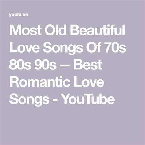 Most Old Beautiful Love Songs Of S S S Best Romantic Love