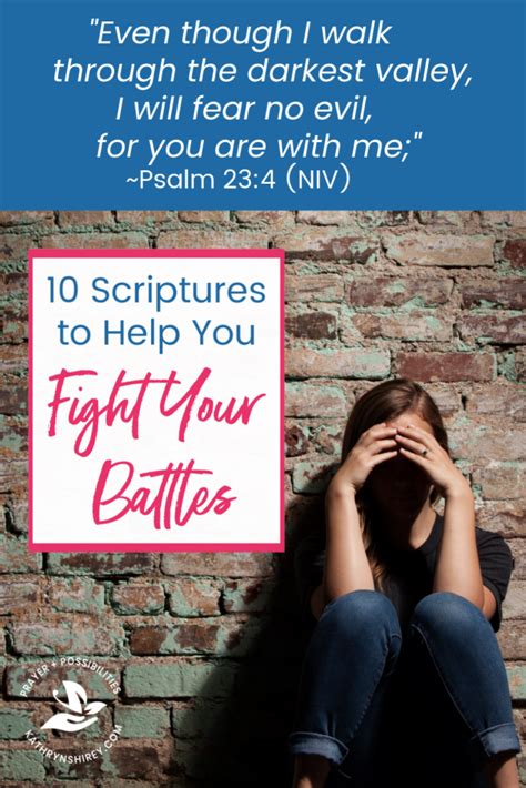 10 Bible Verses About Fighting Battles of Life - Prayer & Possibilities