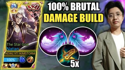 Try This Brutal Damage Build On Natan Solo Mythic Rank Natan Best