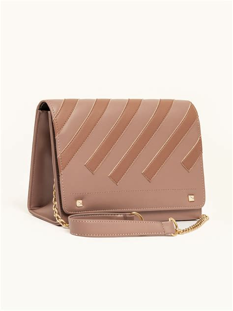 Two Tone Box Handbag Limelightpk