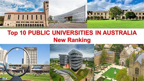 Top 10 PUBLIC UNIVERSITIES IN AUSTRALIA New Ranking YouTube