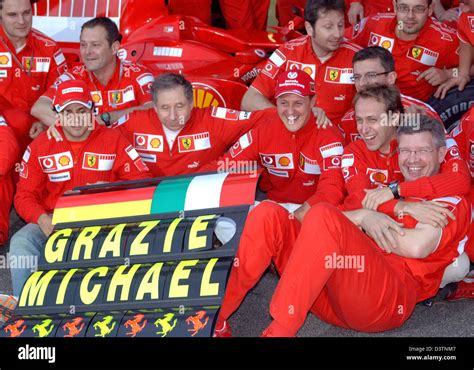 German Formula One Driver Michael Schumacher 3rd R Of Scuderia