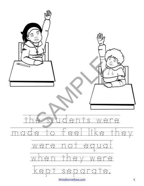 Ruby Bridges Coloring Book-Level B | Made By Teachers