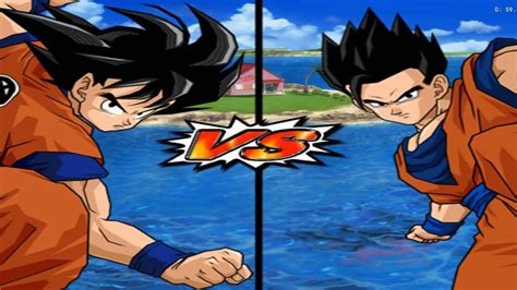 Goku Early Vs Gohan Ultimate Dragon Ball Z Budokai Tenkaichi Youtube