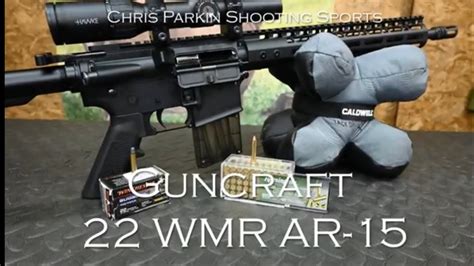 Semi Automatic Guncraft 22 Wmr Ar 15 First Look Youtube