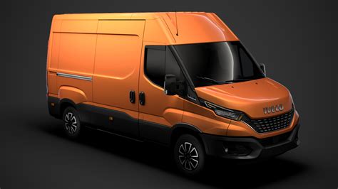 Iveco Daily Van L5H3 2020 3D Model 129 Ma Obj 3dm 3ds C4d Fbx