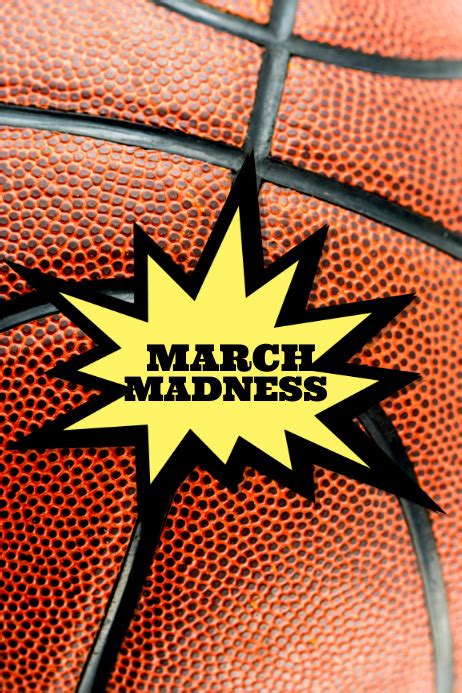 March Madness Poster Template Postermywall