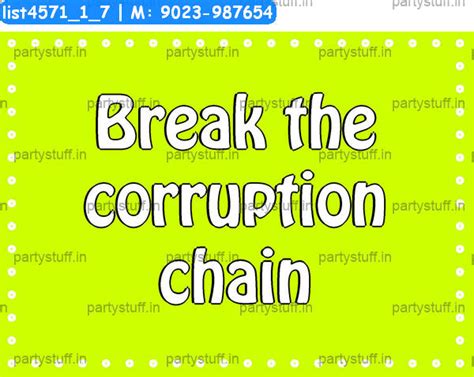 Corruption Slogans Props in Social Issues theme