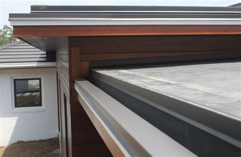 Hidden Gutter Detail Flat Roof Roof Styles Gutters