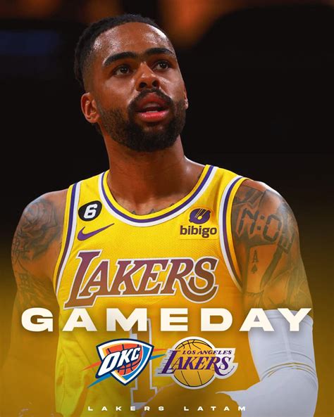 Lakers Latam On Twitter GAMEDAY LOS ANGELES LAKERS Oklahoma City