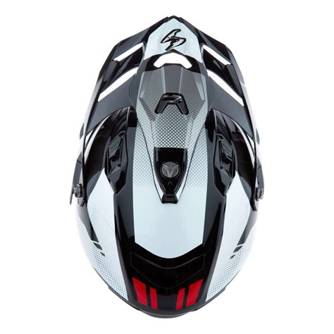 Casque Trail Scorpion Adf Air Trail Noir Bleu Blanc Casque Trail