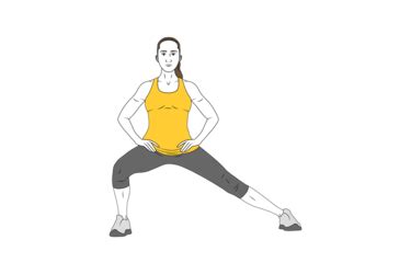 ONE LEG ADDUCTOR STRETCH Exercises Workouts And Routines