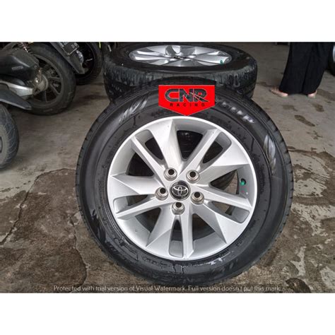 Jual Velg Bekas Mobil Inova Reborn R16 Velg Standar Inova Ban Dunlop