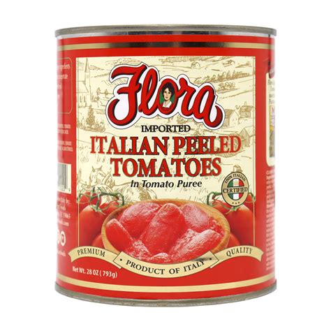 Italian Peeled Tomatoes 28 Oz Flora Fine Foods