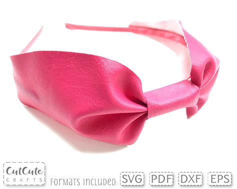 Pinch Headband Svg Templates Diy Faux Leather Headband Felt Etsy