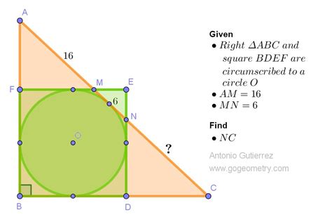 Antonio Gutierrez On Twitter Geometry Problem Unraveling A