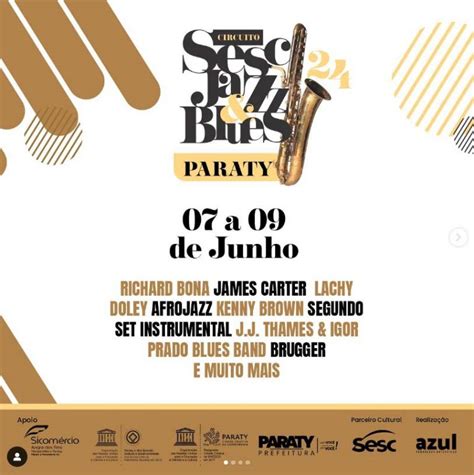 Circuito Sesc Jazz Blues Paraty Paraty Turismo Cultura E