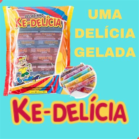 Unidades Geladinho Comestiv L Chup Chup Ke Delicia Ml Frete Gr Tis