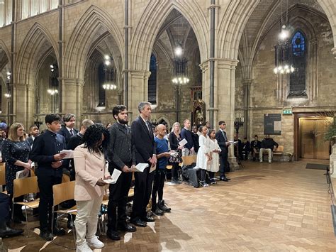 Southwark Diocese on Twitter: "Clergy present the candidates for ...