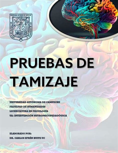 Antologia Pruebas De Tamizaje Anayeli Joselin Gabriel Elme Udocz