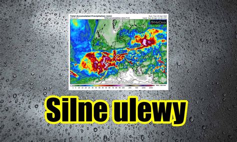 Silne ulewy w regionie Polski Nawet do 80 mm deszczu do końca kwietnia