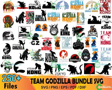 Team Godzilla Svg Bundle Free Svg Files For Cricut