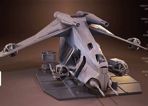 Star Wars Laat Gunship 3D Print Stl Files - Etsy