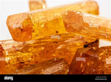 Photography Of Brazilian Imperial Topaz In Raw State Stock Photo Alamy