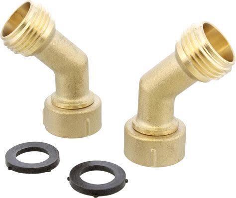 Amazon Dumble 45 Degree Garden Hose Elbow Fitting 2pk With 4