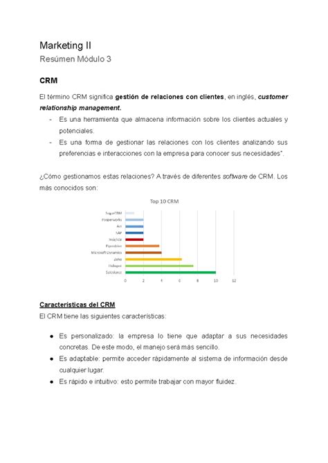 Marketing II Resúmen Módulo 3 2do Parcial Marketing II Resúmen