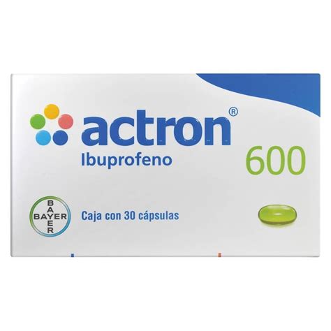 Actron 600 Mg 30 Cápsulas Walmart