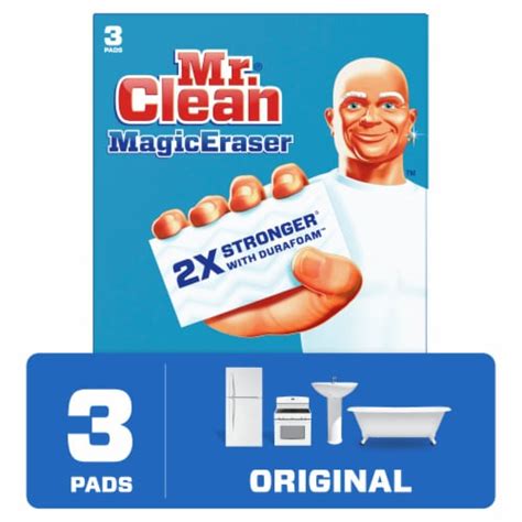 Mr Clean Original Magic Eraser Cleaning Pads With Durafoam 3 Ct