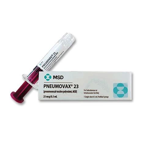 Pneumovax 23 Dosage & Drug Information | MIMS Singapore