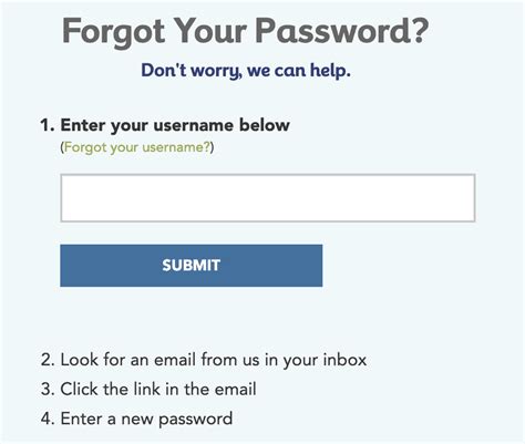 What Should I Do If I Forget My Password Fitzgerald Health Education