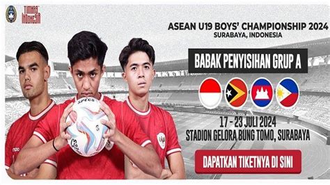 Daftar Harga Dan Cara Beli Tiket Pertandingan Timnas Indonesia U19 Di