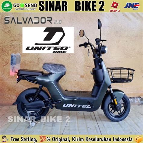 Jual Sepeda Motor Listrik United Salvador Watt Electric Bike