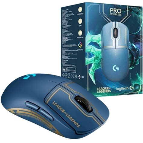 Logitech G Pro Wireless Gaming Mouse Official League Of Legends Edition Blue Shopee Thailand