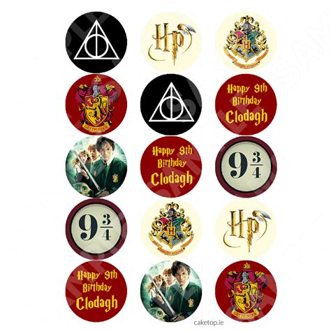 Edible Cake Toppers Edible Picture Caketop Ie Harry Potter