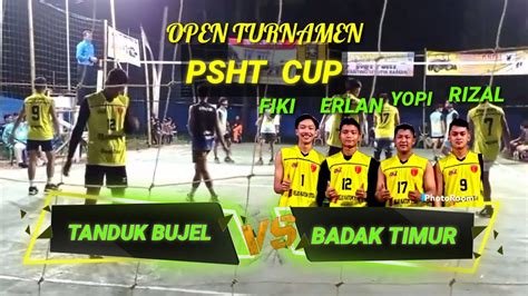 Erlan Dkk Menang Mudah Open Turnamen Psht Cup Badak Timur Vs