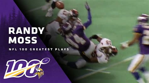 Randy Moss Lateral Behind The Back To Moe Williams For A Touchdown