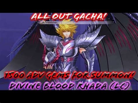 Saint Seiya Awakening KOTZ Divine Blood Rhadamanthys All Out Gacha