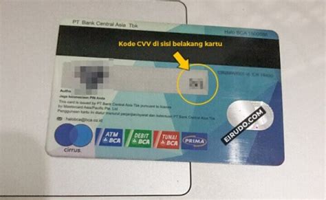 Kode Cvc Atau Cvv Pada Kartu Debit Atm Bank Bri 2020 Otosection