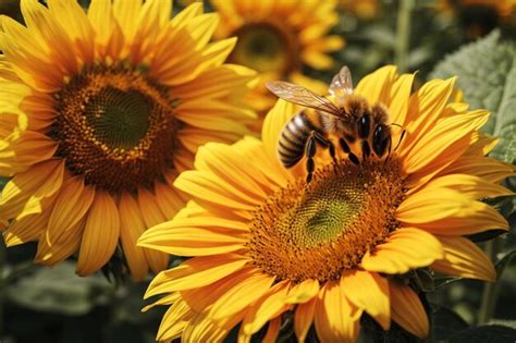 Premium Photo | Photo European honey bee