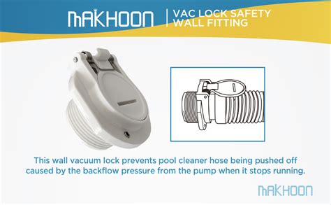 Amazon Makhoon Free Rotation Pool Vacuum Vac Lock Safety Wall