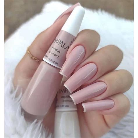 Esmalte Impala Cor Nude Rosa Claro Serena 1UN Shopee Brasil