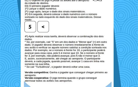 Jogo Dos Sinais Maior Que Menor Que Planos De Aula Ano